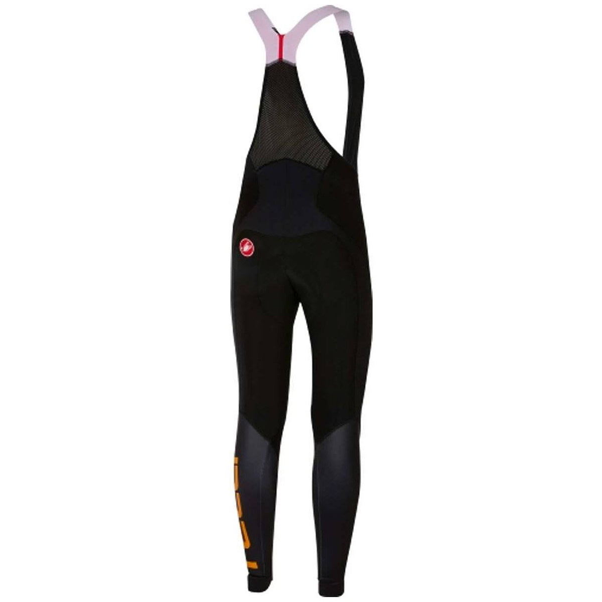 Large Black/Orange Bibtight O880