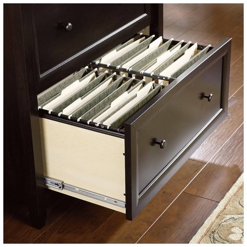2 Drawer Black File Cabinet K7679