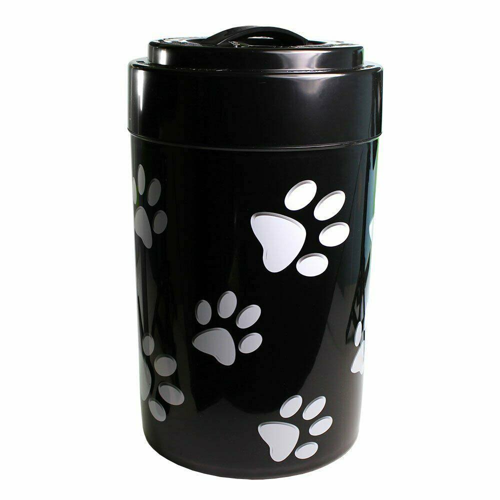 Black Cap & White Paws Pet Food Storage Container G294760