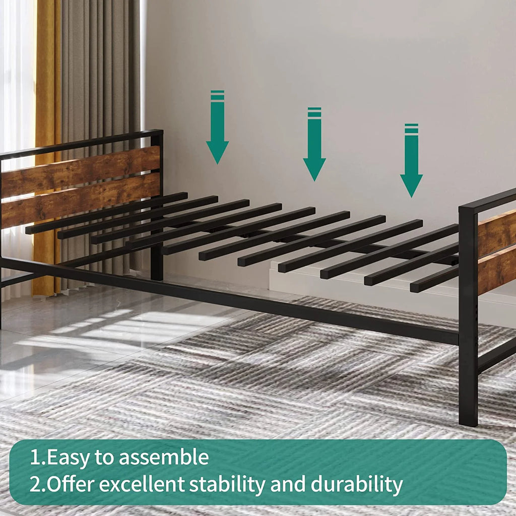 Black Twin Daybed with Pull Out Trundle Sofa Bed K996