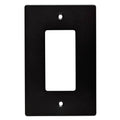 Matte Black Single Rocker Switch Plate (25-Pack) Y242735