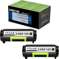 2-Pack Black Toner Cartridge for Lexmark M3150 XM3150 XM3150h Printer F70771