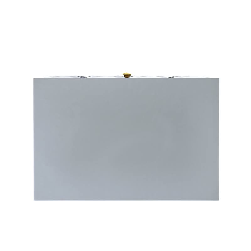 Gray Wood Five Drawer Chest D37708