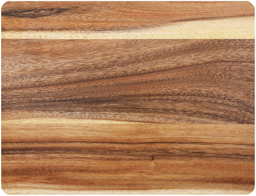 Large Wood Cutting Board, 17x12 Inch Reversible Hardwood T8872