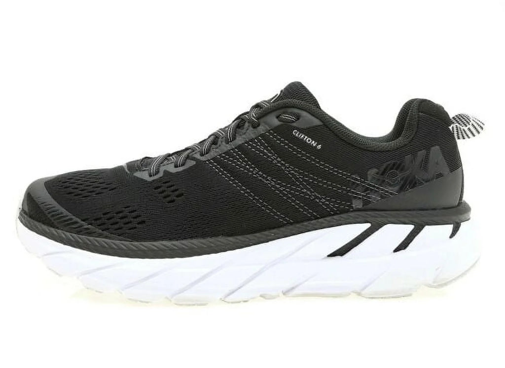 Black White Running Shoe, Size 15 Wide D90575
