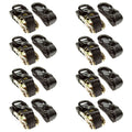 8 Pack Ratchet Strap with S-Hooks K192