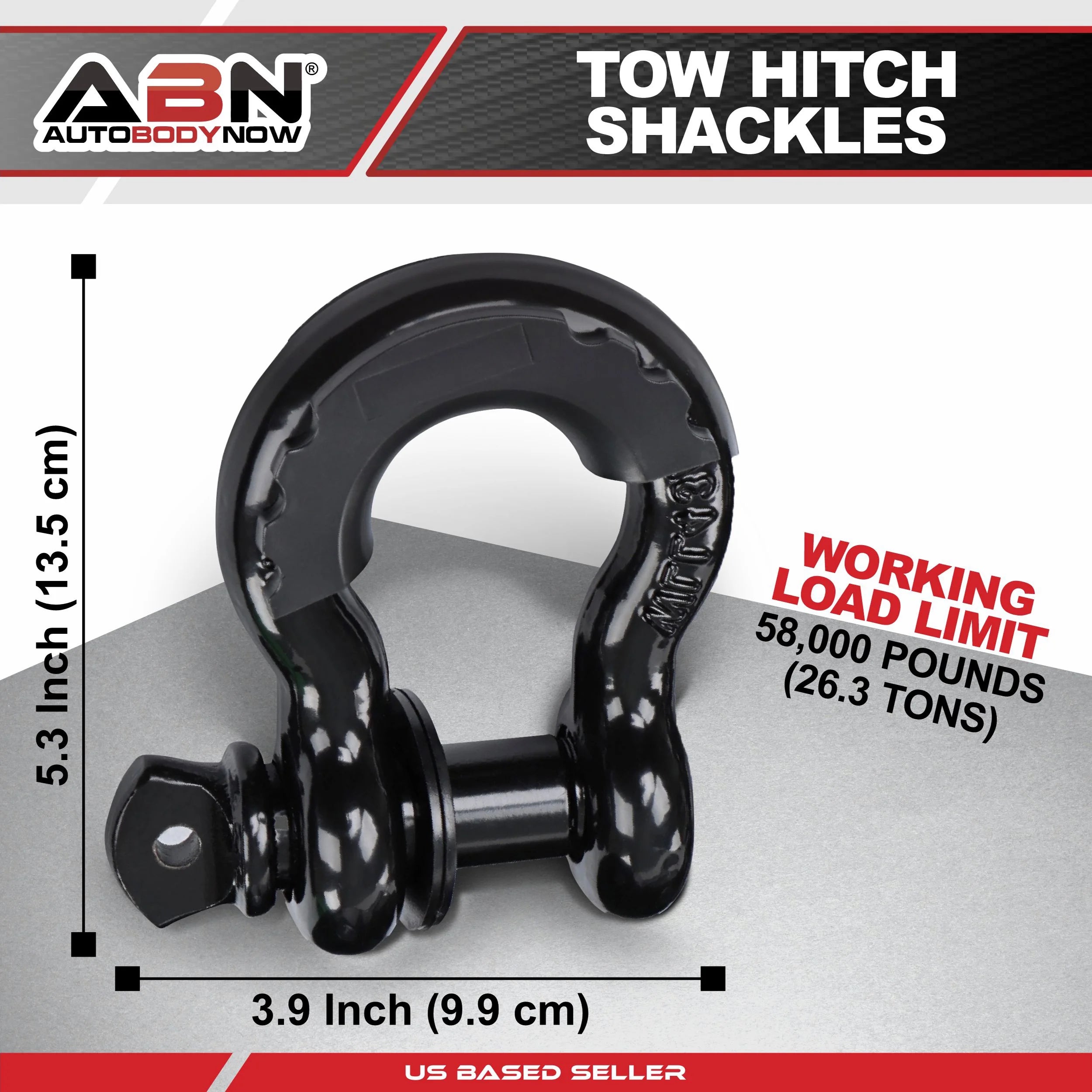 35,000lbs Recovery Tow Strap Kit with Snatch Block O946
