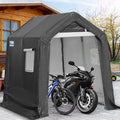 Outdoor Storage Shed 6x8 ft Portable Waterproof Steel Frame Tent A408