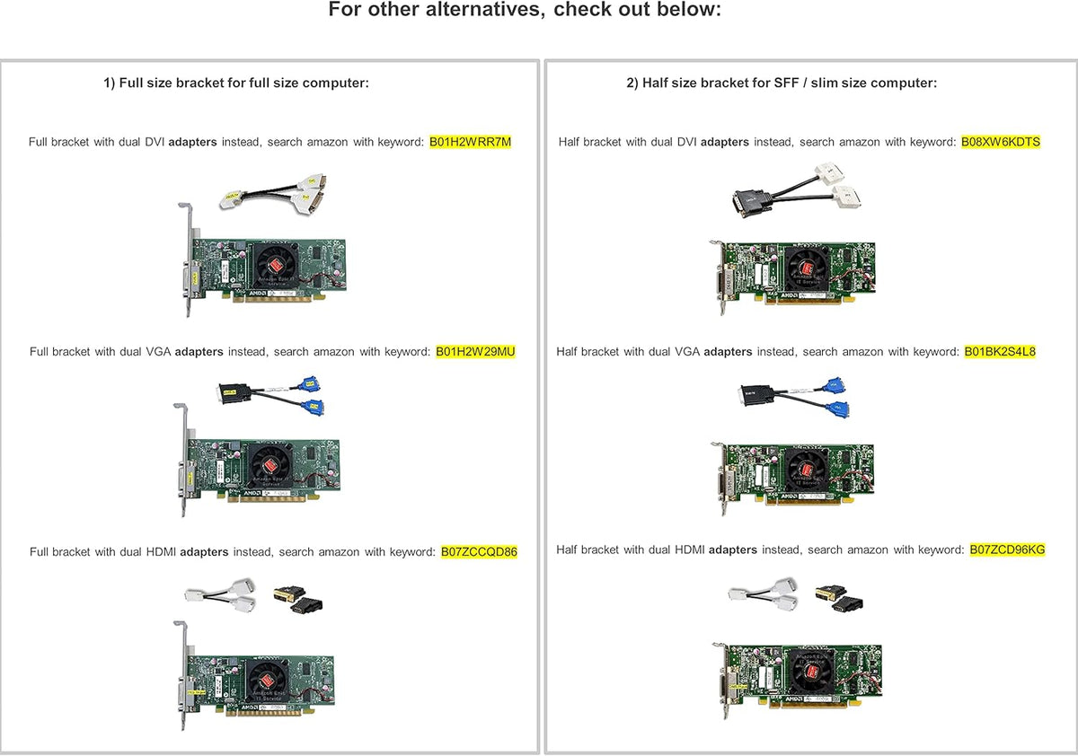 AMD Radeon HD 7350 512MB Graphics Card Dual VGA X148597