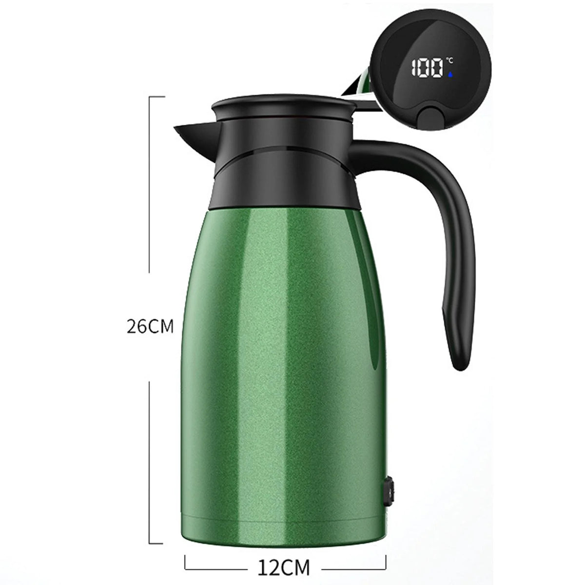 Green 12V Portable Car Kettle M6851