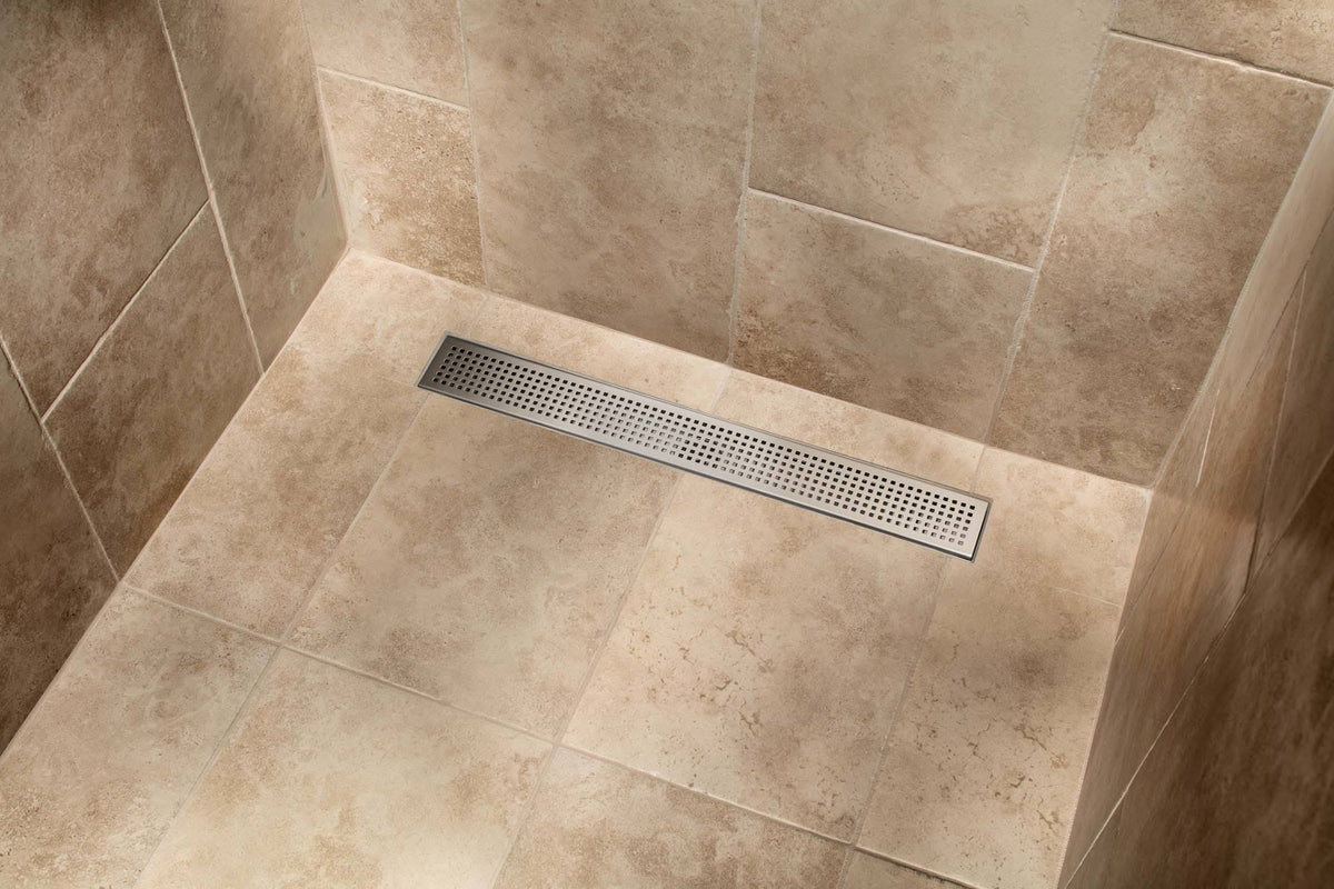 26x22 Stainless Steel Linear Shower Drain M641