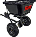 125 lb. Tow Behind Broadcast Spreader with Weatherproof Cover and Universal Hitch A962399