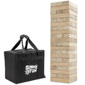 Solid Wood Giant Games with Carrying Case O58617