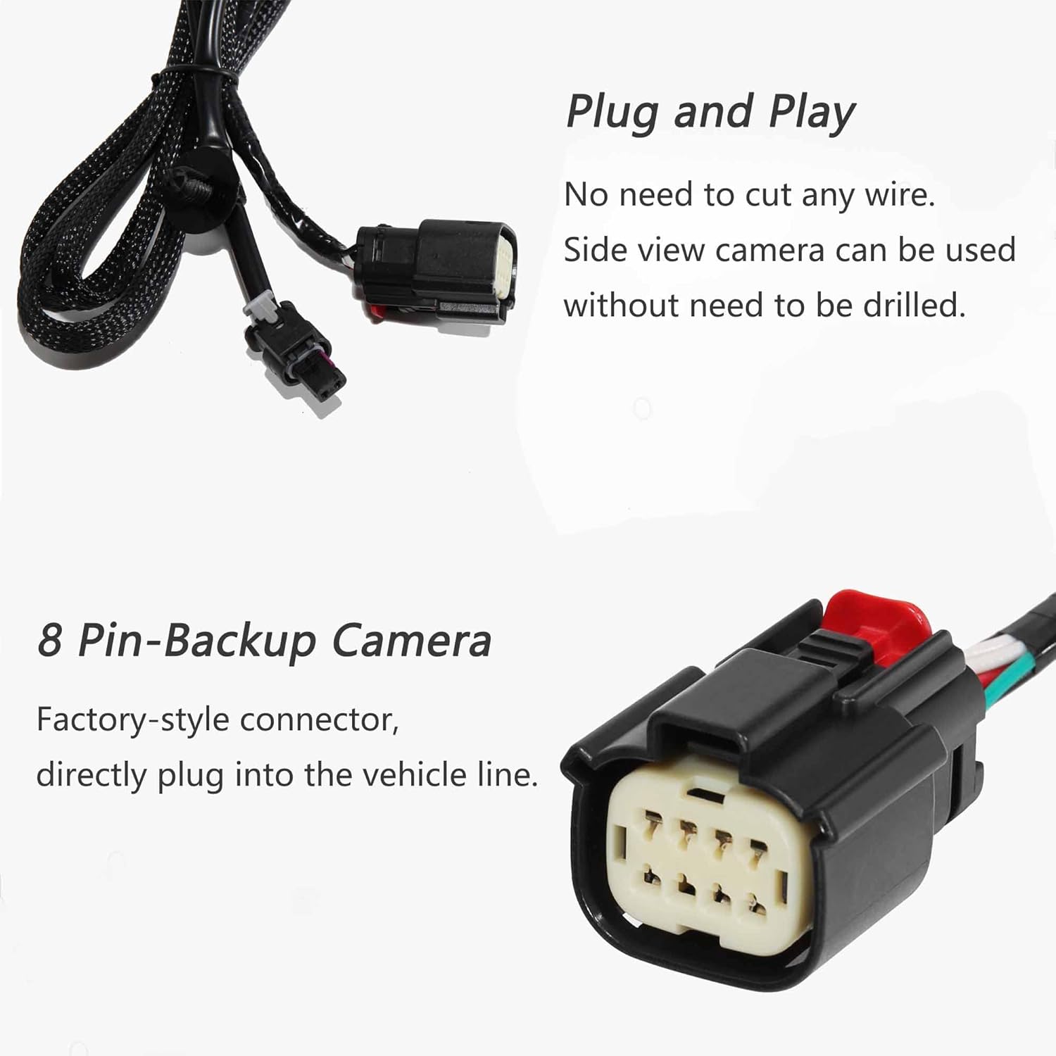 Reverse Camera for GMC Sierra Chevrolet Silverado Tailgate Handle F305