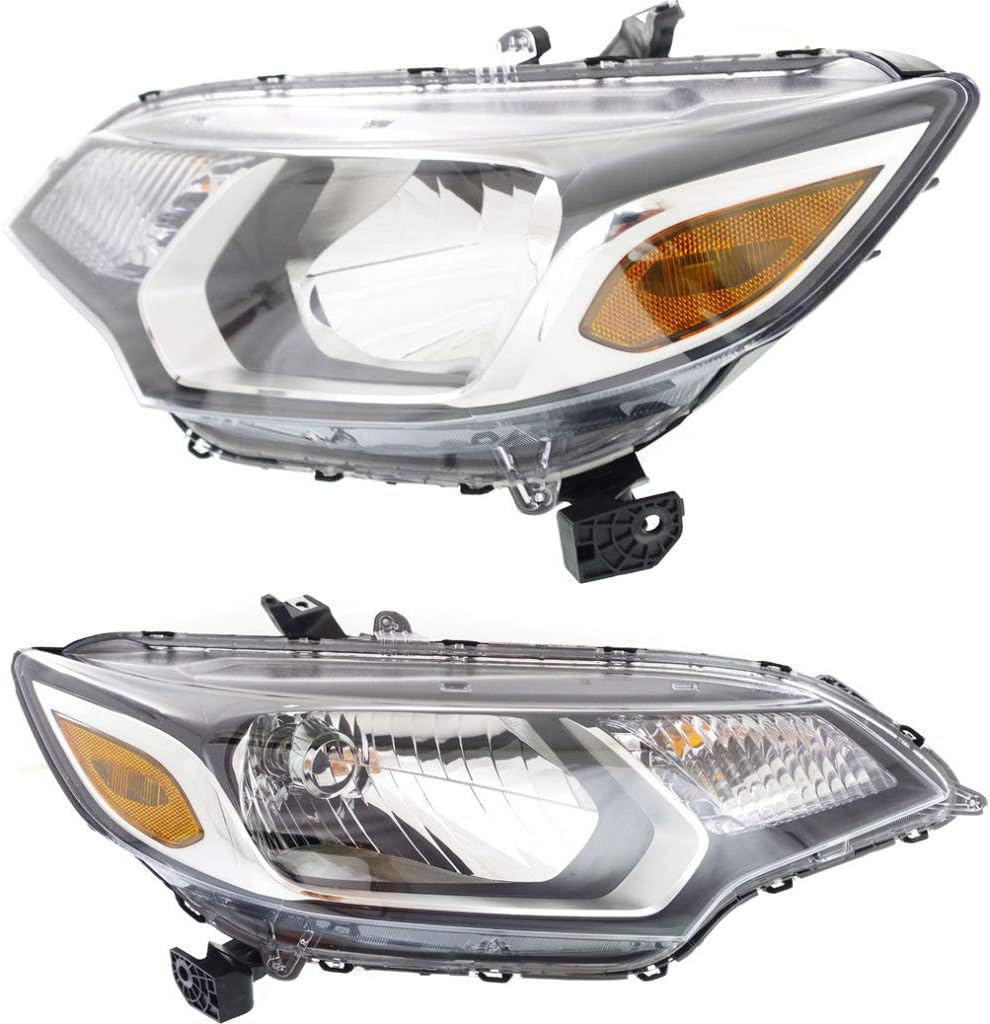 Headlight Assembly Pair for Honda Fit 2015 2016 2017 R539