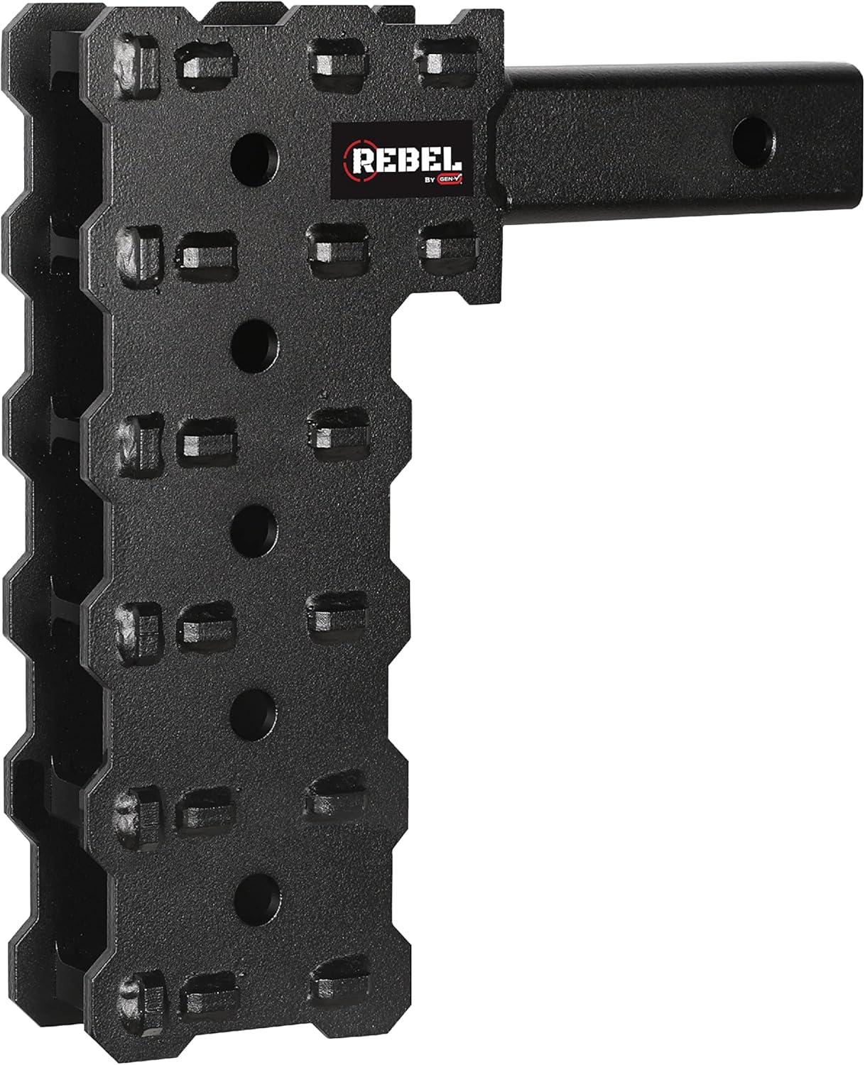 Tactical Series-2 Hollow Shank 5 Position 9.5 Drop 7k Plate Hitch Only V737280