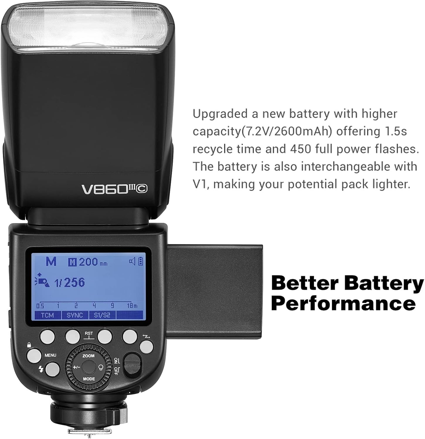 Fujifilm Camera Flash Speedlite GN60 TTL HSS 2600mAh M460687