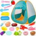 21 Pcs Pop Up Kids Play Tent Y73695