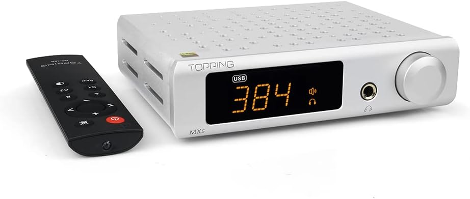 Black Desktop DAC Headphone Amplifier J691