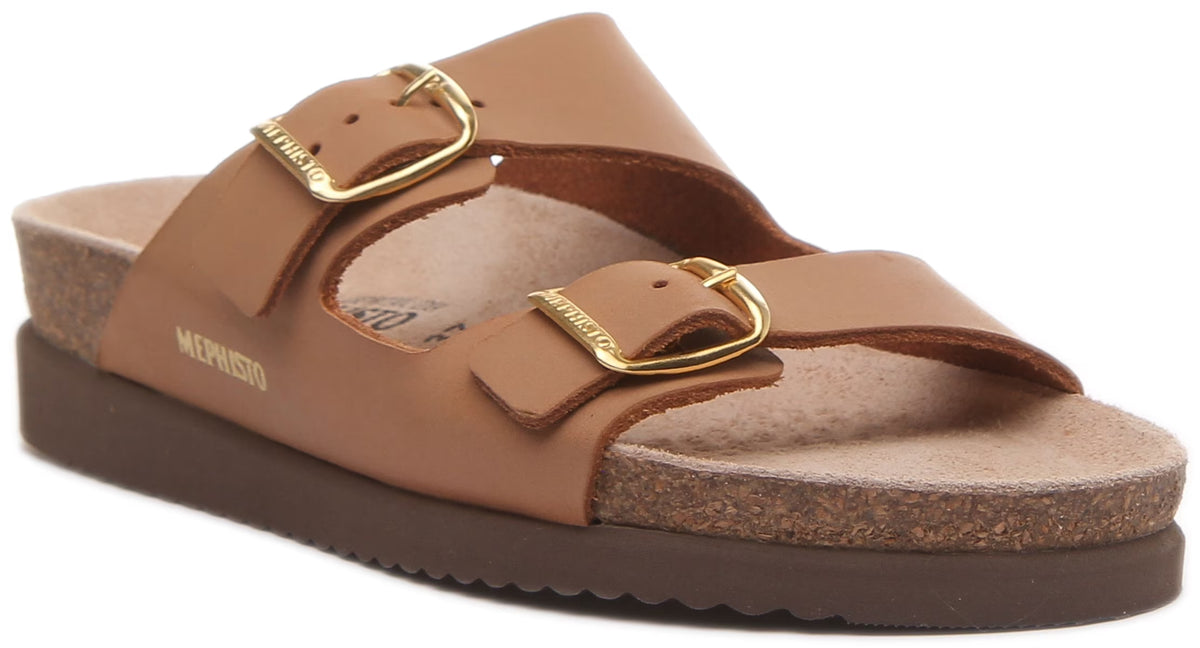 Camel Leather Sandal Size 10 V949