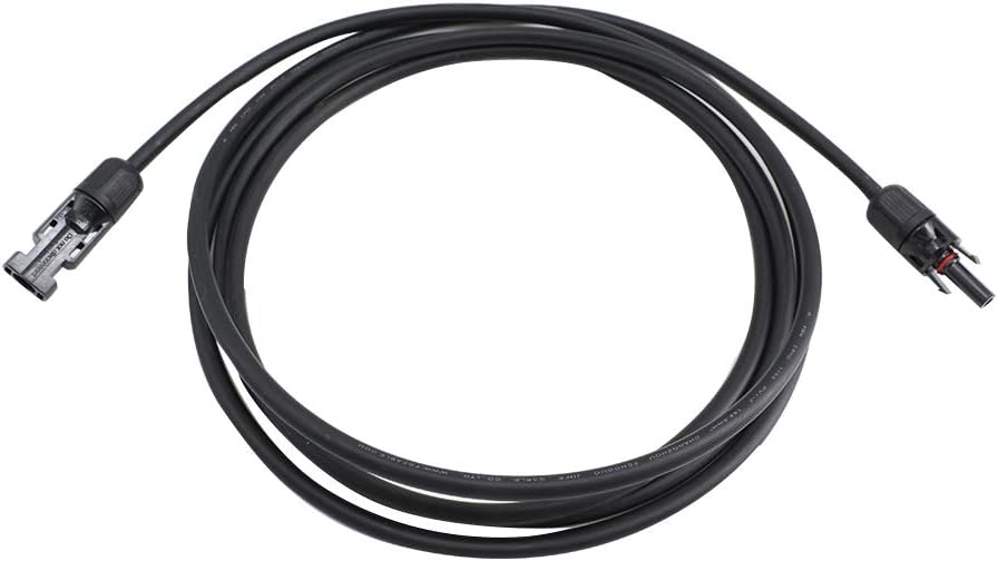 10 AWG 40 Feet Solar Extension Cable with Female and Male Connector X37622