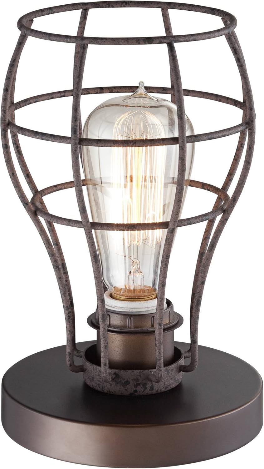 Bronze Wire Cage Desk Lamp T3728