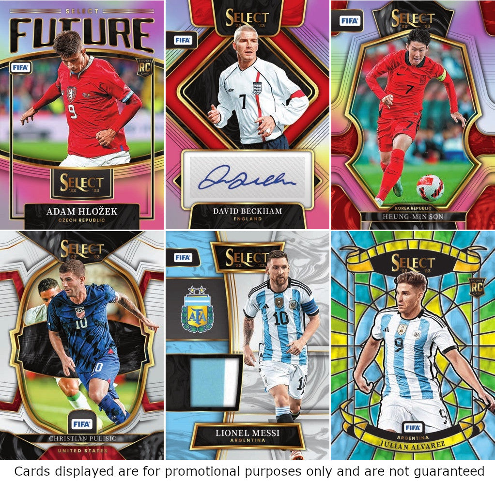 2022-23 Panini Select FIFA Soccer Trading Cards Blaster Box H327