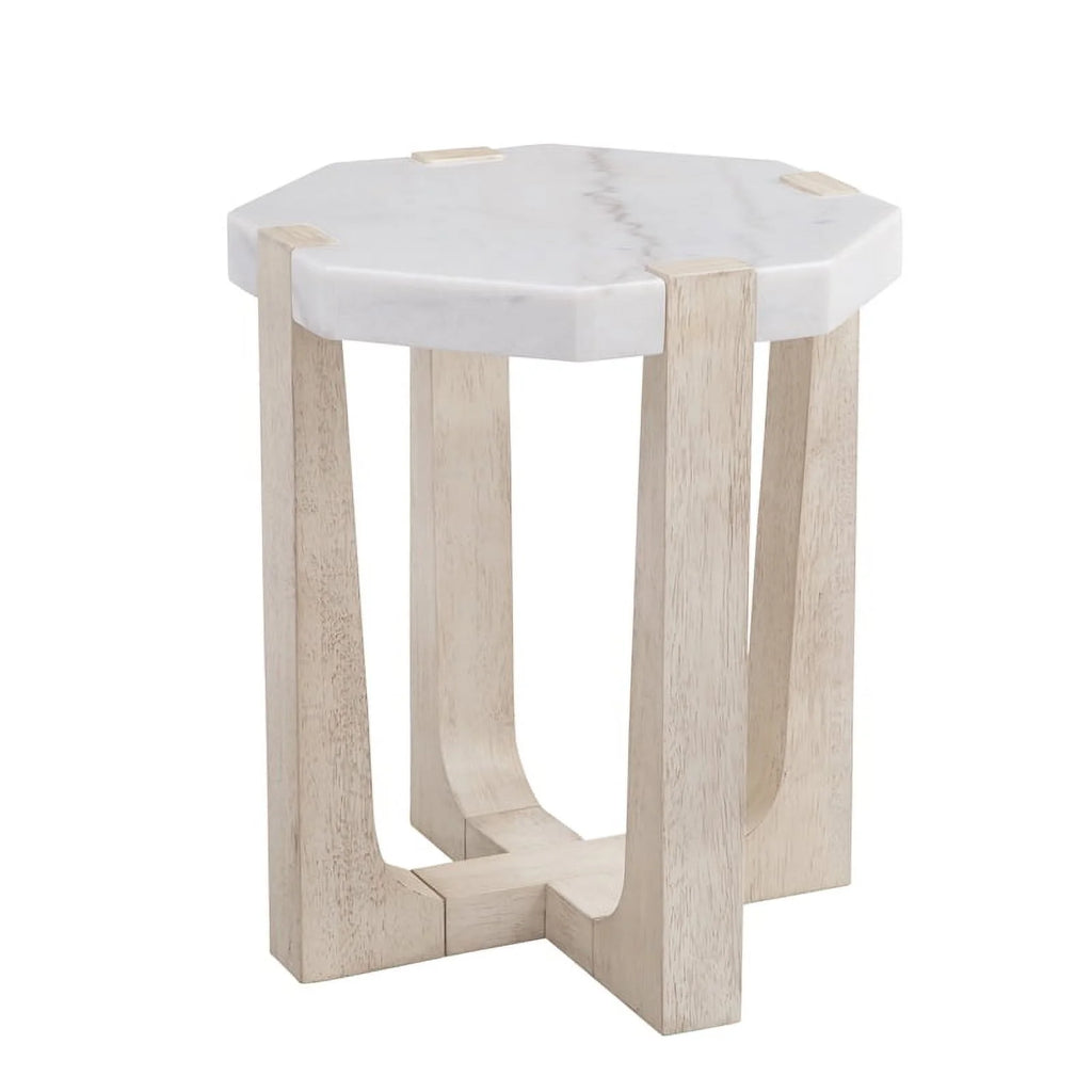 Marble End Table in Sun-Bleached Ash Brown Z625964