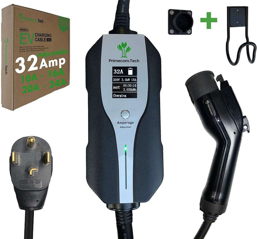 Level 2 Electric Vehicle Charger with 30 Ft Cable H89609