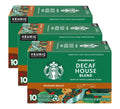 Decaf House Blend Coffee K-Cup Pods, Medium Roast, 10 Ct, Pack Of 3 Boxes J91171