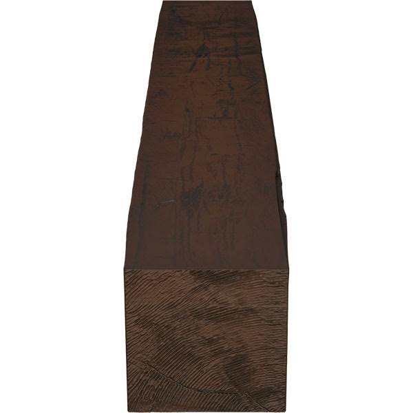Hand Hewn Faux Wood Fireplace Mantel I9744