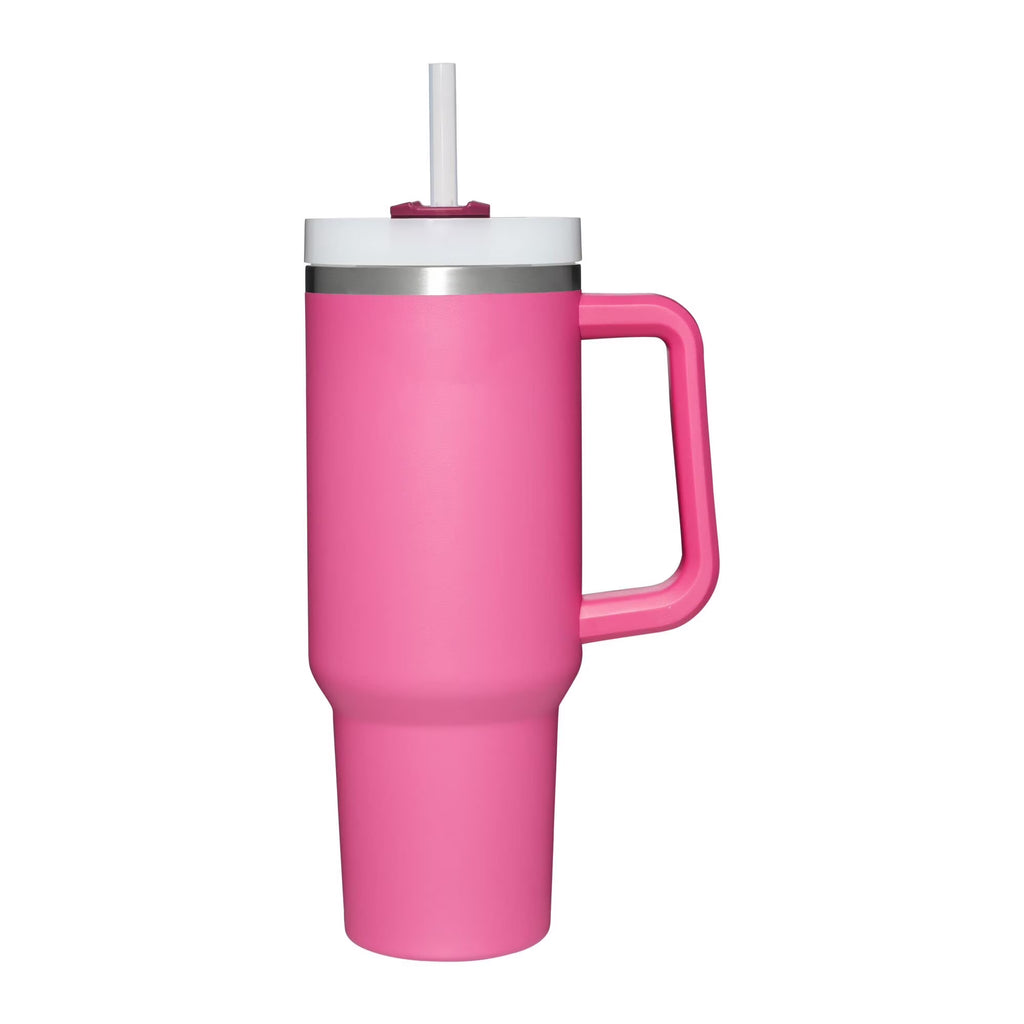 Reusable Insulated Tumbler with Straw and Lid Q28557