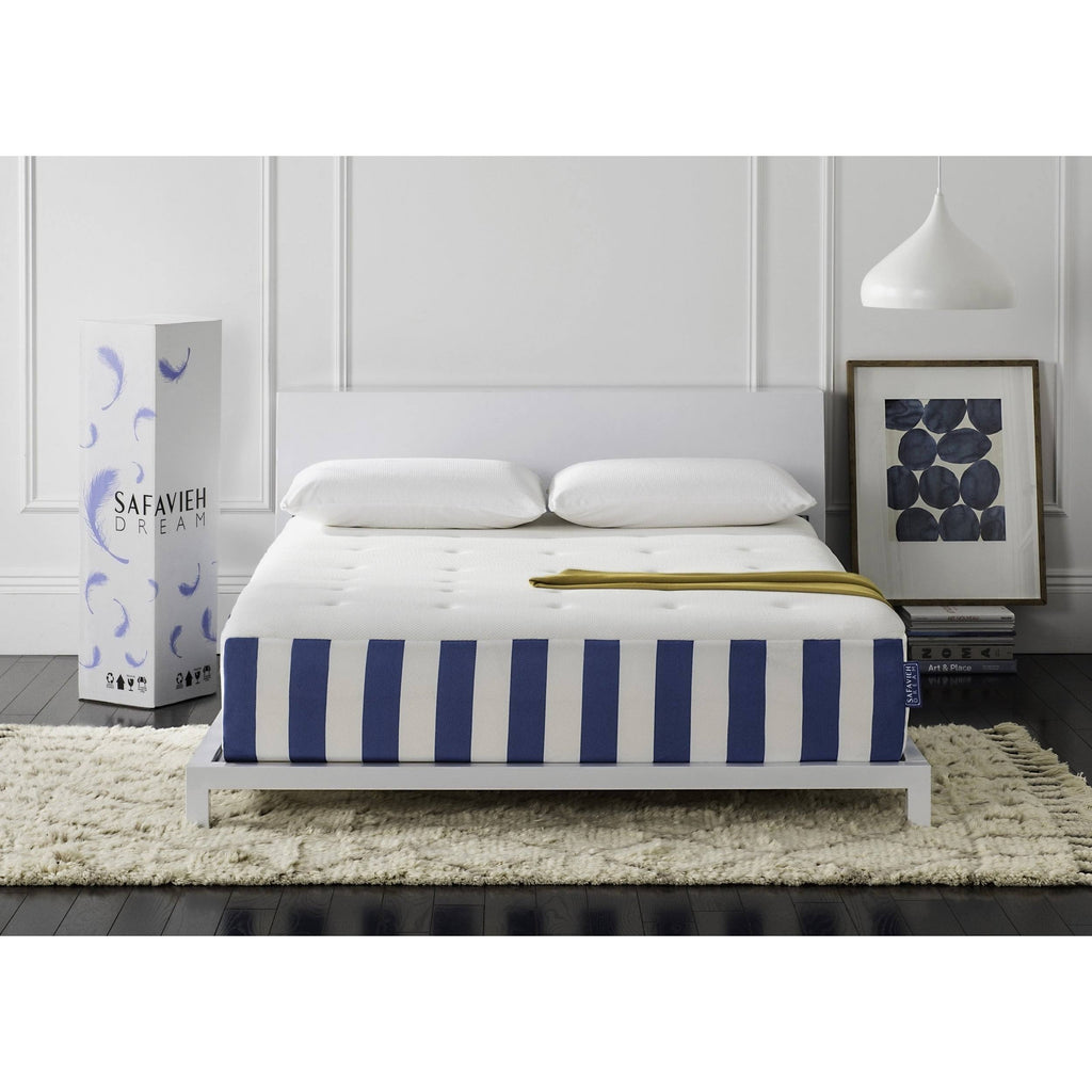 Twin Hybrid Mattress - White/Blue P712387