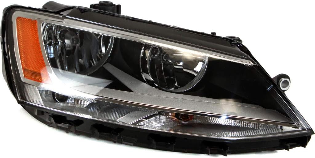 Passenger Side Headlight Assembly for Volkswagen Jetta 2011-2014 J795