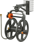 Wall Mounted Metal Hose Reel with Detachable Basket C966