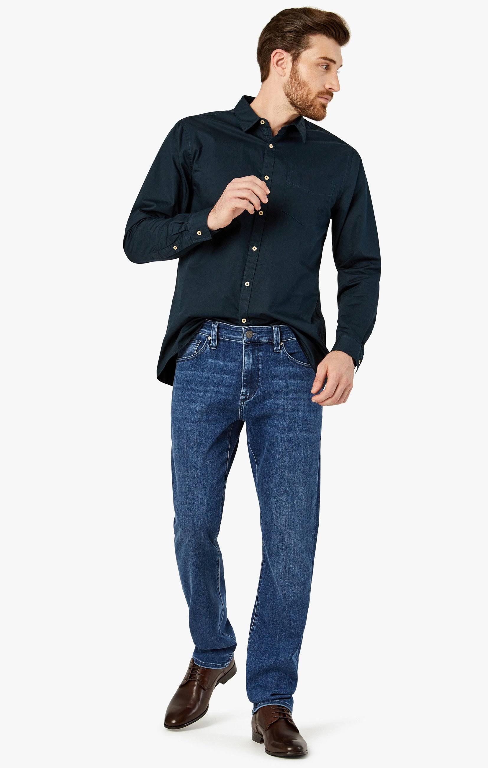 Relaxed Straight Leg Jeans 38x32 D65059