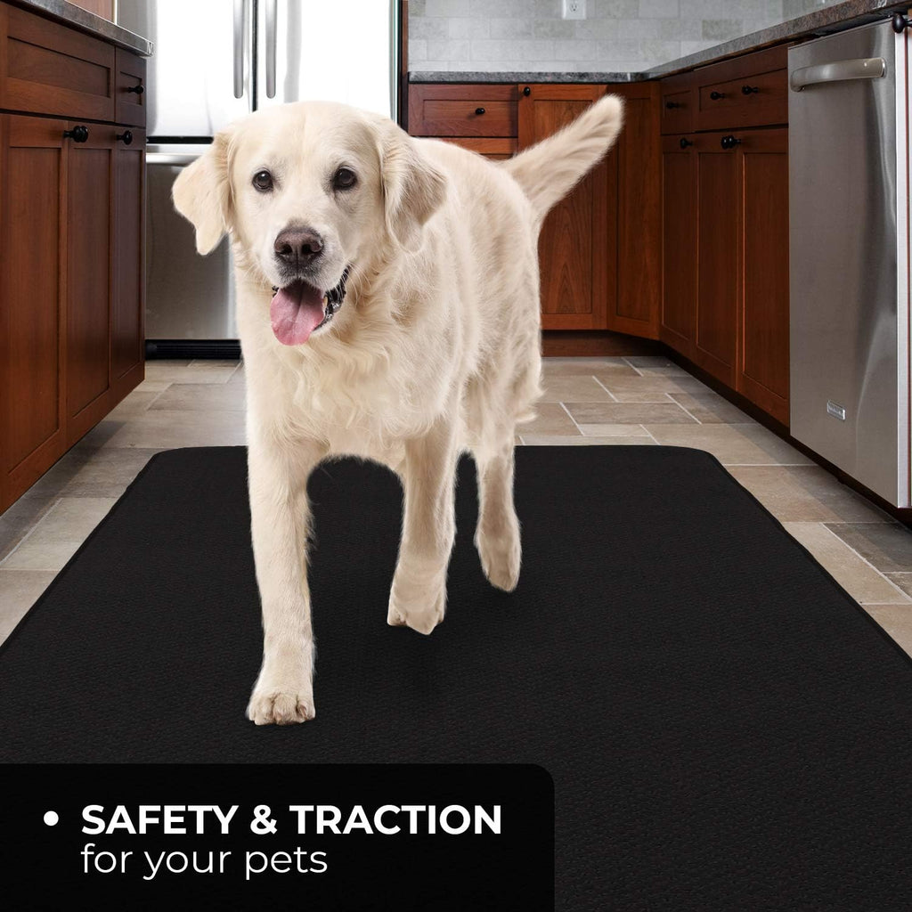 Skid-Resistant Carpet Runner - Black - 8 Feet X 27 Inches X9982