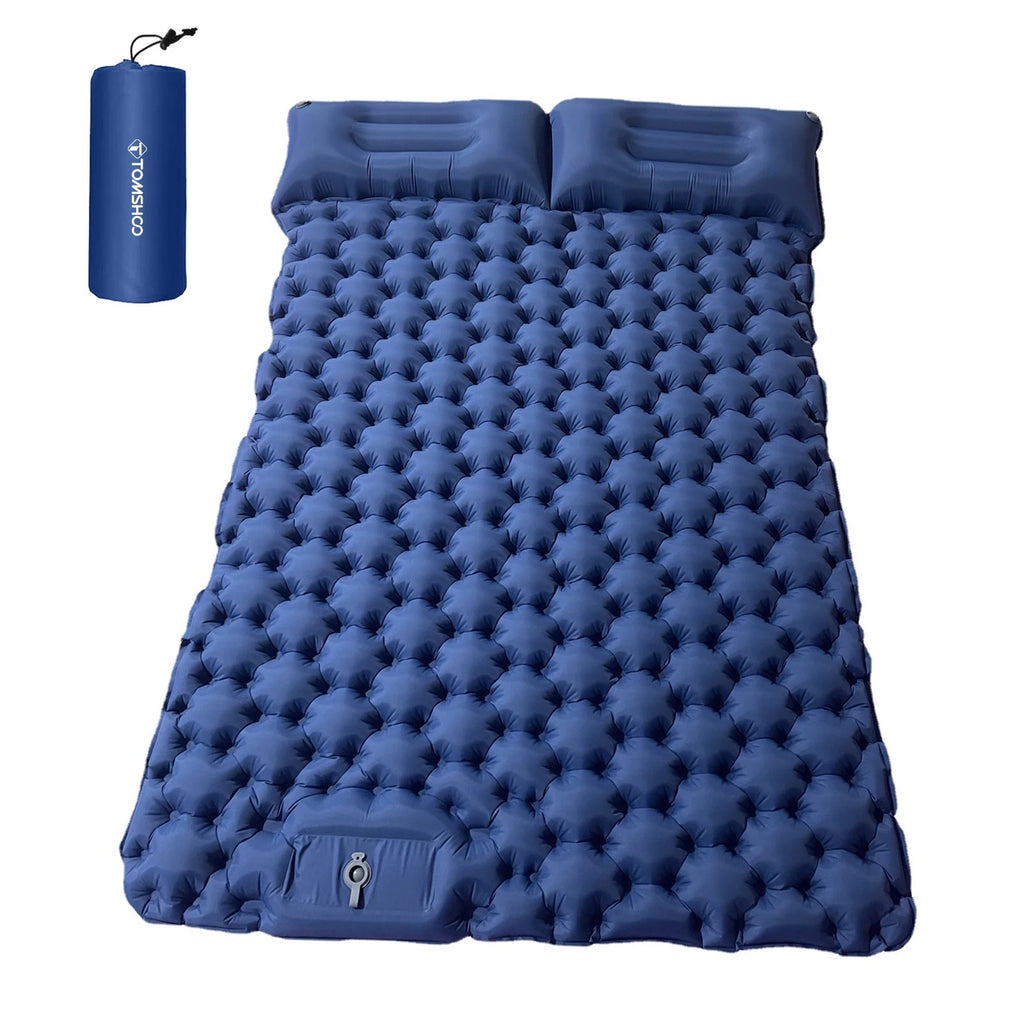 2 Person Waterproof Camping Mat with Air Pillow I782