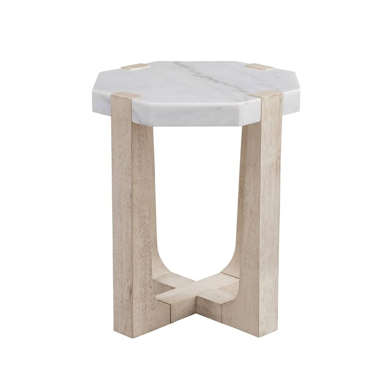 Marble End Table in Sun-Bleached Ash Brown Z625964