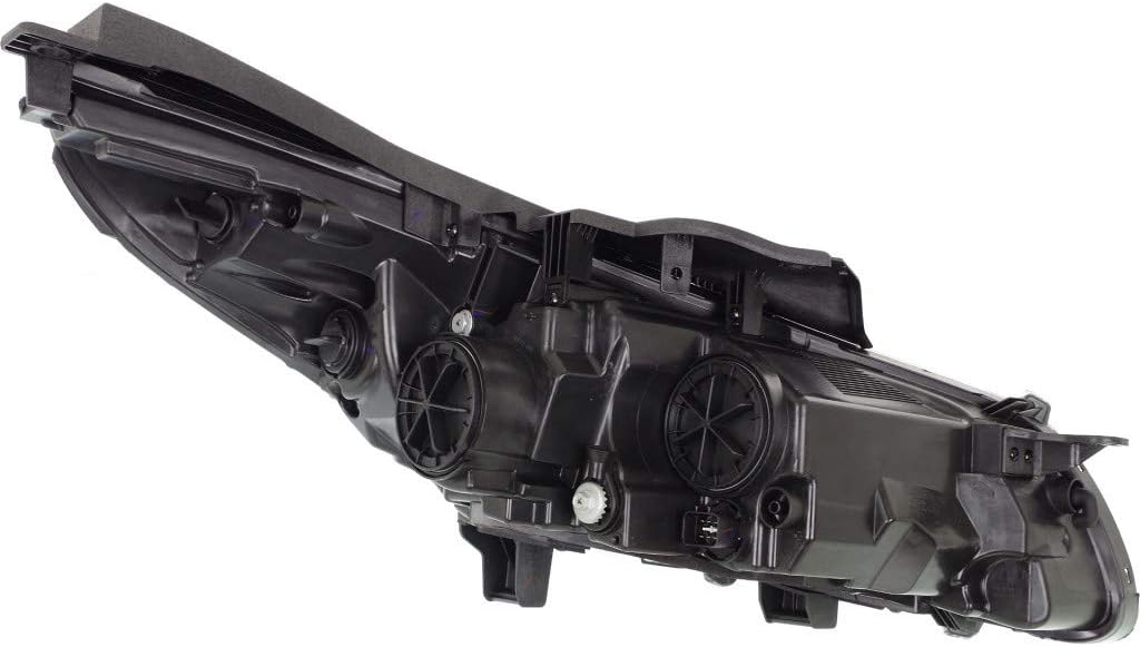 Headlight Assembly Driver Side Black Housing R592