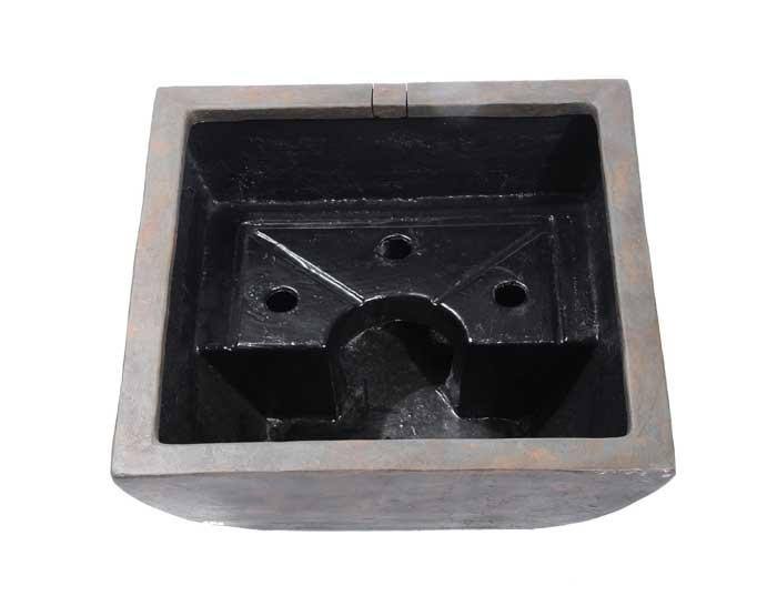 Textured Gray Slate Aquatic Patio Pond Q441