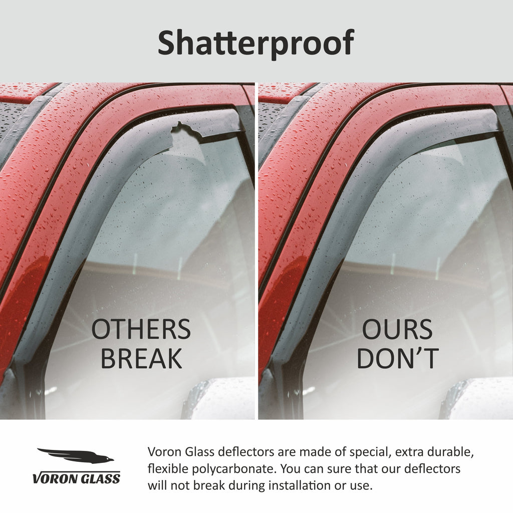 4 Pieces In-Channel Window Deflectors for Ford F150 V6510