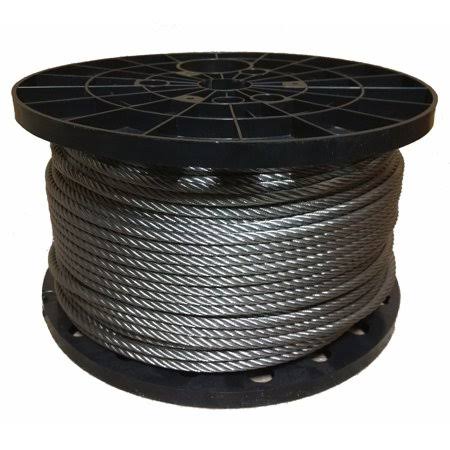1/4 inch Stainless Steel Cable Railing Wire Rope 1x19 Type 316 (450 Feet) N6224