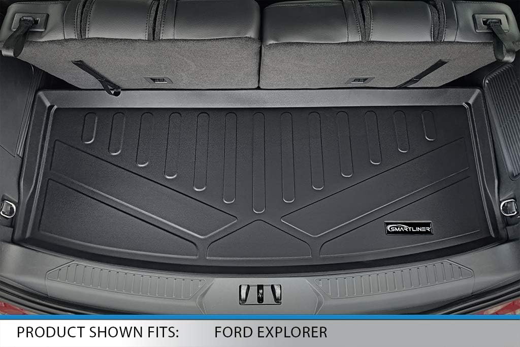Black 3 Row Floor Mats and Cargo Liner Set D1497