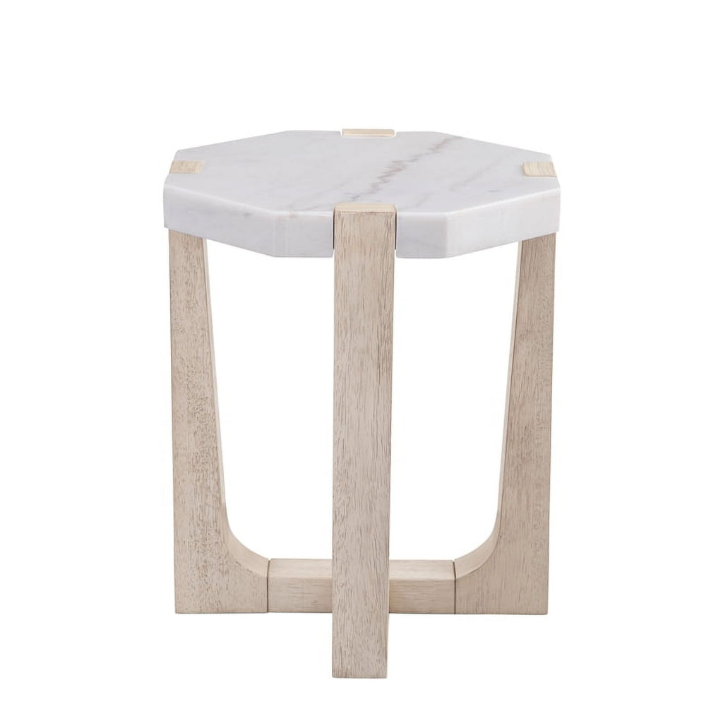 Marble End Table in Sun-Bleached Ash Brown Z625964