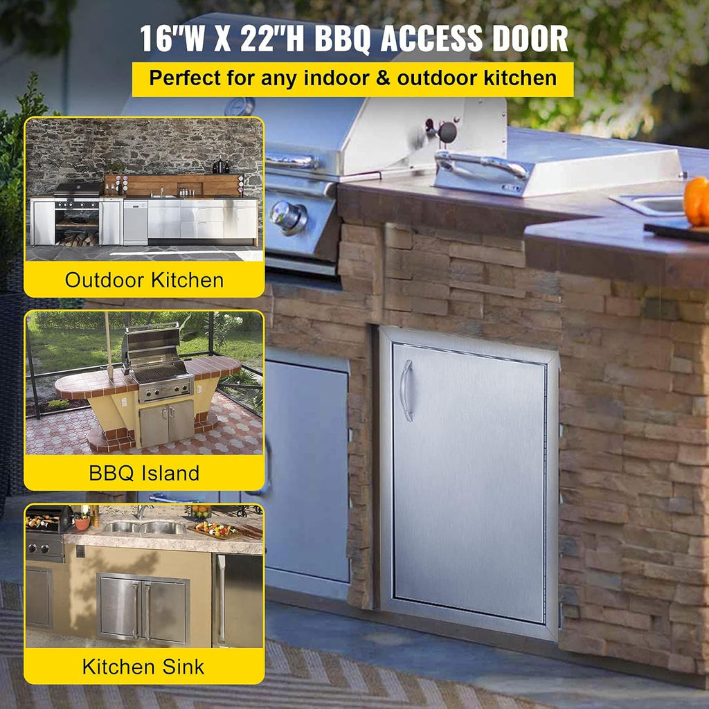 Stainless Steel Access Door 16 x 22 Inch B116