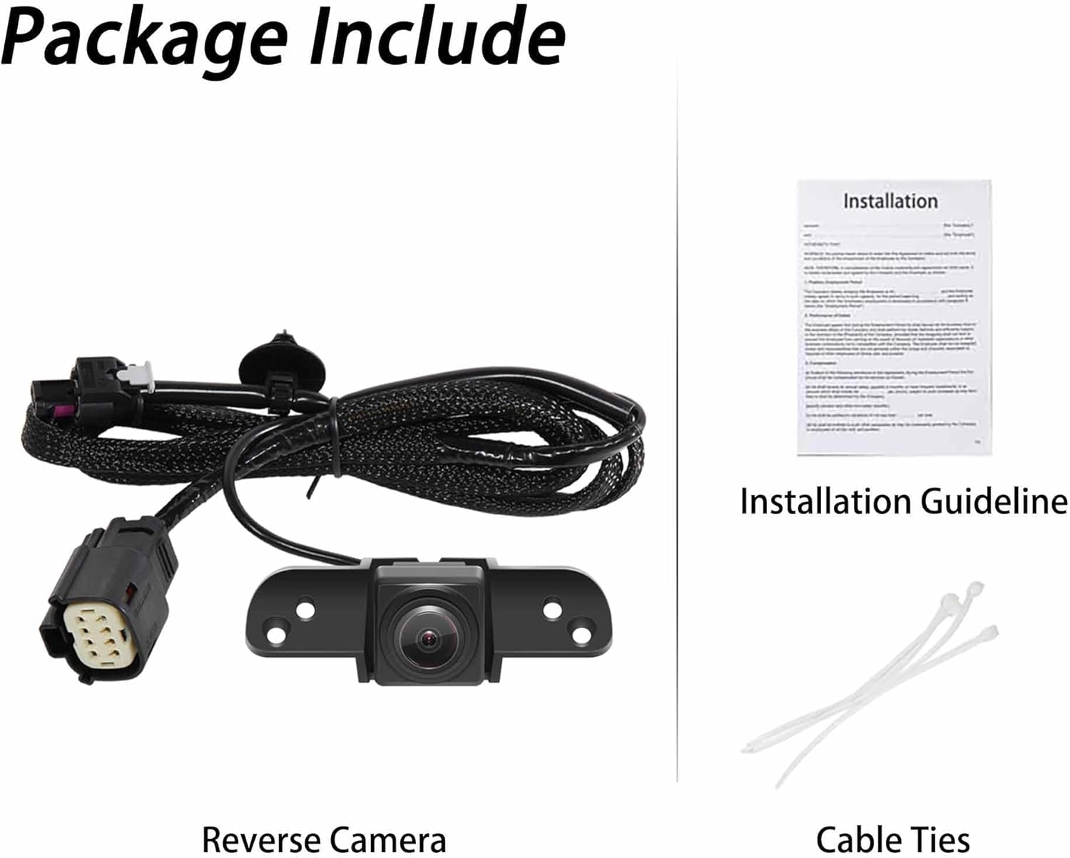 Reverse Camera for GMC Sierra Chevrolet Silverado Tailgate Handle F305