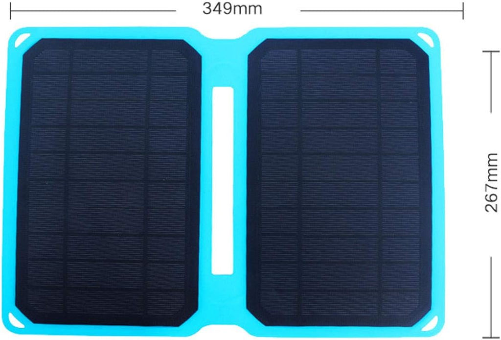 10W Waterproof Foldable Camping Solar Panel with USB Port H8681