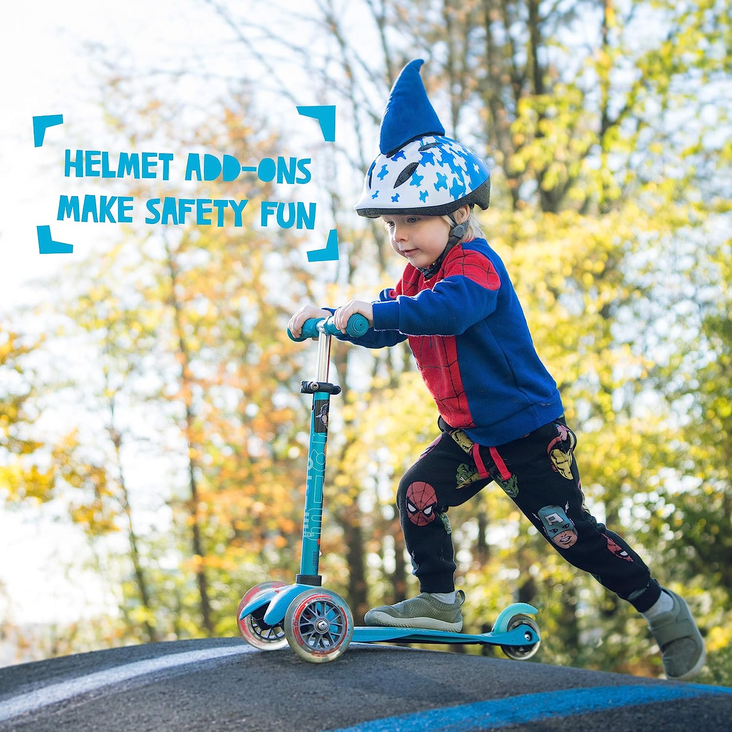Shark Helmet Accessories with Sticky Hook & Loop Fastener Adhesive, Fin/Ears/Mohawk/Covers Y69964