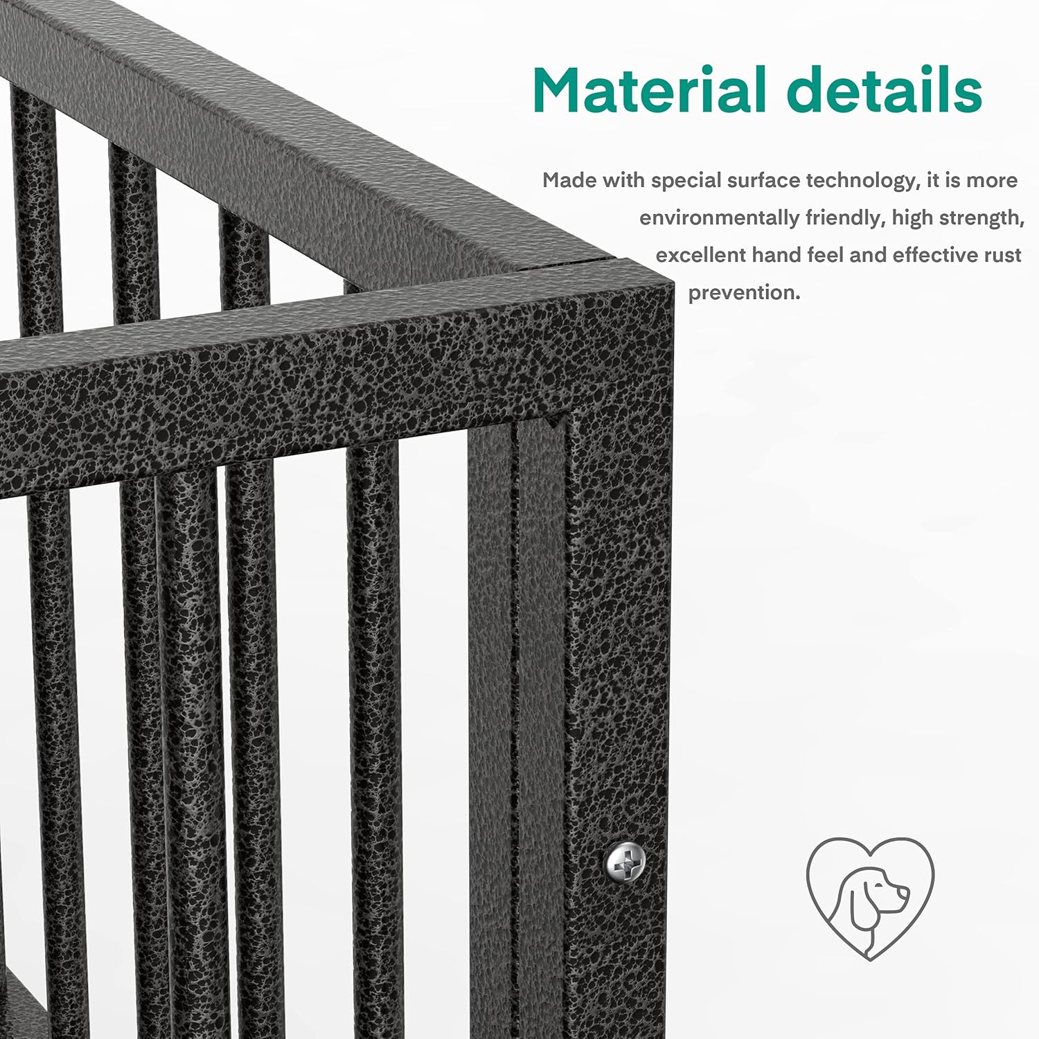 36 Heavy Duty Metal Dog Kennel and Crate, Double Door, Black Z169